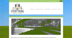 Desktop Screenshot of everythingon4legs.com